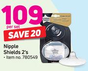 Tomme Tippee Nipple Shields-2's Pack Per Set