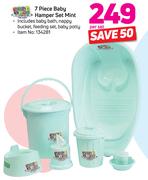 Baby Care 7 Piece Baby Hamper Set Mint