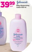 Johnson’s Baby Moisturising Lotion-500ml Each