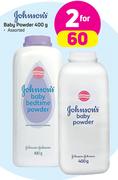 Johnson’s Baby Powder-2x400g