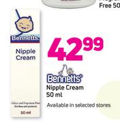 Bennetts Nipple Cream-50ml
