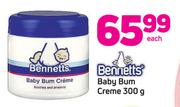 Bennetts Baby Bum Cream-300g Each