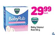 Vicks Baby Vapour Rub-50g Each