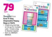 Snuggletime Knot-A-Bag Disposable Nappy Bags Or Refill-Each