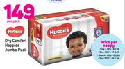 Huggies Dry Comfort Nappies Jumbo Pack-Per Pack