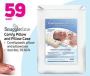 Snuggletime Comfy Pillow And Pillow Case-Each