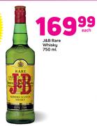 J&B Rare Whisky-750ml