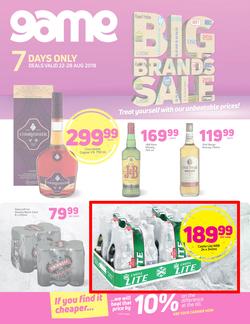 Game Liquor : Big Brand Sales (22 Aug - 28 Aug 2018), page 1