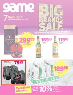 Game Liquor : Big Brand Sales (22 Aug - 28 Aug 2018), page 1