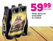 Miller Genuine Draft NRB-6x330ml