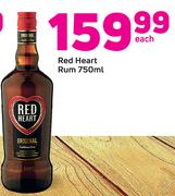 Red Heart Rum-750ml