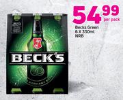 Becks Green NRB-6x330ml