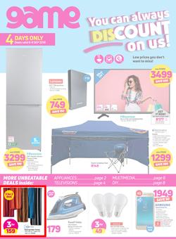 Game : You Can Always Discount On Us (6 Sept - 9 Sept 2018), page 1