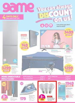 Game : You Can Always Discount On Us (6 Sept - 9 Sept 2018), page 1