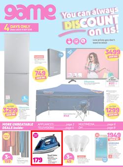 Game : You Can Always Discount On Us (6 Sept - 9 Sept 2018), page 1