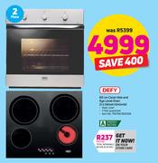 Defy 60cm Ceran Hob And Eye Level Oven S S DB0461/ DHD406