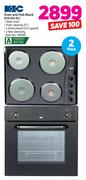 KIC Oven And Hob Black KIB 600 BL