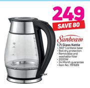 Sunbeam 1.7Ltr Glass Kettle