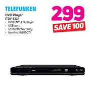 Telefunken DVD Player TDV-322