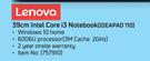 Lenovo 39cm Intel Core I3 Notebook IDEAPAD 110