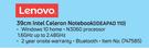 Lenovo 39cm Intel Celeron Notebook IDEAPAD 110-Each