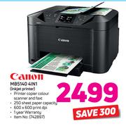 Canon MB5140 4 In 1 Inkjet Printer
