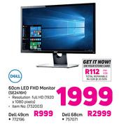 Dell 60cm LED FHD Monitor SE2416H