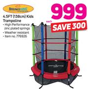 Bounceking Kids Trampoline 4.5FT (138cm)
