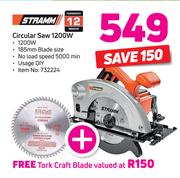 Special Stramm Circular Saw 1200W m.guzzle .za