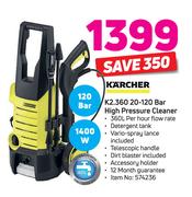 Karcher K2.360 20-120 Bar High Pressure Cleaner