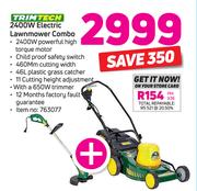 Trimtech 2400W Electric Lawnmowerr Combo