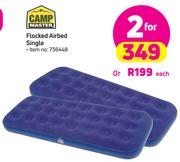Camp Master Flocked Airbed Single-For 2