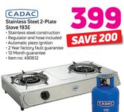 Cadac Stainless Steel 2-Plate Stove 193E