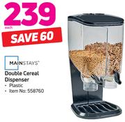 Mainstays Double Cereal Dispenser