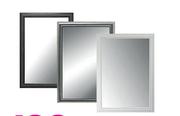 Hall Mirror Black, Silver Or White-735 x 1040mm Each