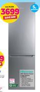 Hisense 359Ltr Bottom Freezer Fridge (Metallic) H359BME
