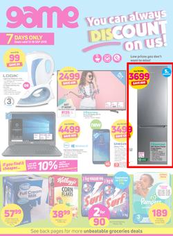 Game : You Can Always Discount On Us (12 Sept - 18 Sept 2018), page 1