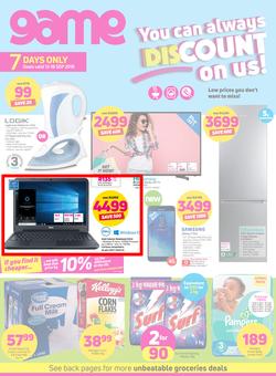 Game : You Can Always Discount On Us (12 Sept - 18 Sept 2018), page 1