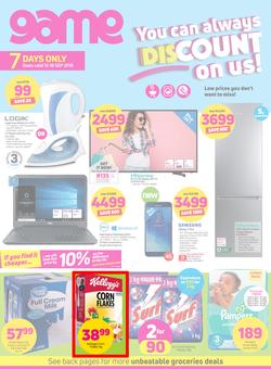 Game : You Can Always Discount On Us (12 Sept - 18 Sept 2018), page 1
