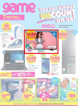 Game : You Can Always Discount On Us (12 Sept - 18 Sept 2018), page 1
