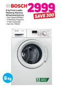 Bosch 6kg Front Loader Washing Machine White WAB16061ZA