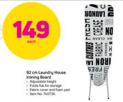 92cm Laundry House Ironing Board-Each