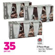 Always Home 3 piece Mugs-Per Set