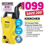 Karcher K2 Compact High Pressure Cleaner(K2)