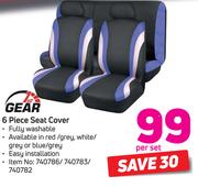1st Gear 6 Piece Seat Cover-Per Set