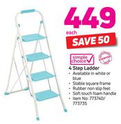 Simple Choice 4 Step Ladder-Each