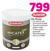 Plascon 20Ltr Micatex