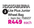 Kookaburra Lite Plus Junior Wheel Bag-Each