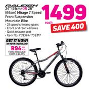Raleigh mirage 24 outlet