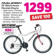 Raleigh 26"(66cm) Ascent Mountain Bicycle